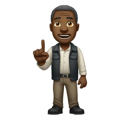 Amos newsome saying get back! sticker