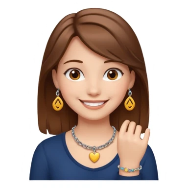 Charm Bracelet Girl sticker