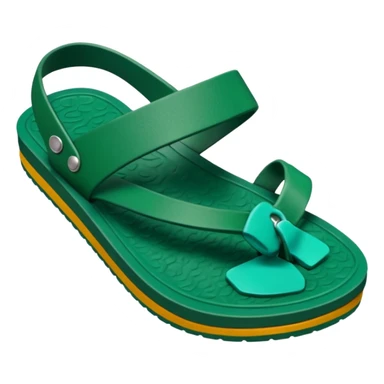 dark green chanclas sticker