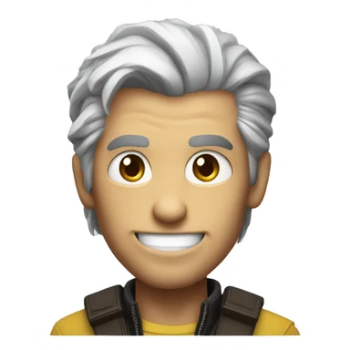 Logan from X-men say hello sticker