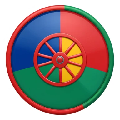 Drapeau gitan  sticker