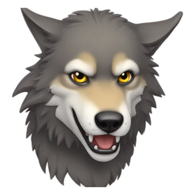 Loup-garou sticker