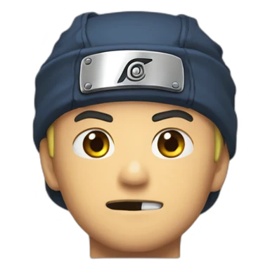 do shooked naruto emoji sticker