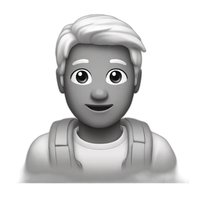 friends icon colorless sticker