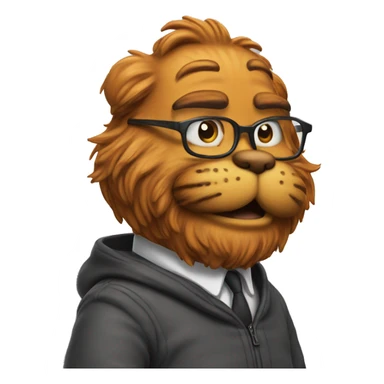Garfield realistic  sticker