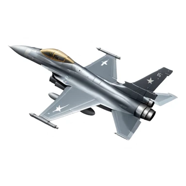 F-16 Fighting Falcon jet sticker