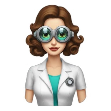 lana-del-rey-with-mad-scientist-goggles sticker