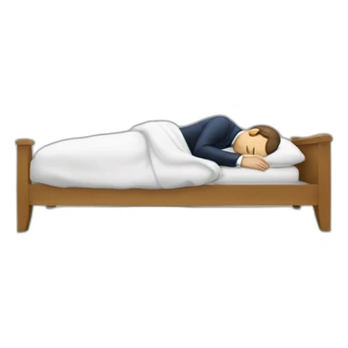 Macron sleeping sticker