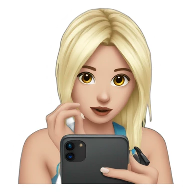 egirl doing stuff sticker