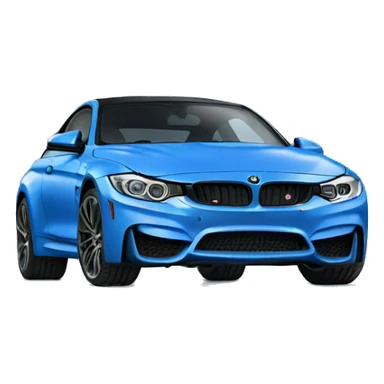 blue M4 Competition sticker