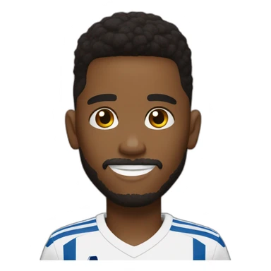 samuel etoo qui dit avec la main bonjour sticker