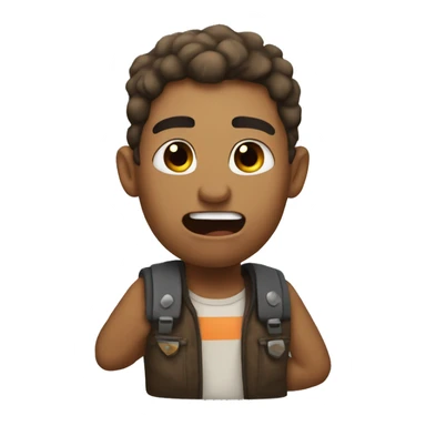 Me being like a rock telling you to bring it sticker