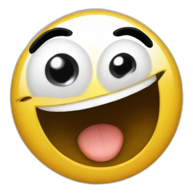 Faje laughing with an eye roll sticker