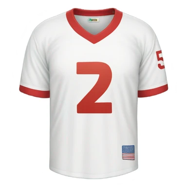 Number 5 money Jersey  sticker