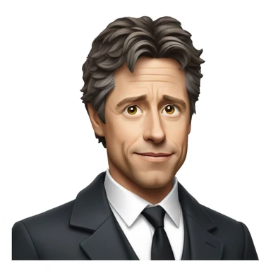 hugh grant sticker