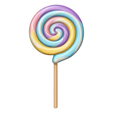 Pastel lollipop sticker