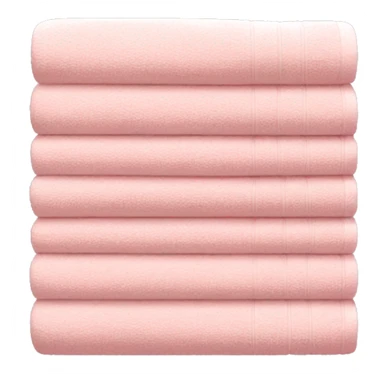 Light pink stacked towels sticker