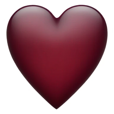 Wine red heart sticker