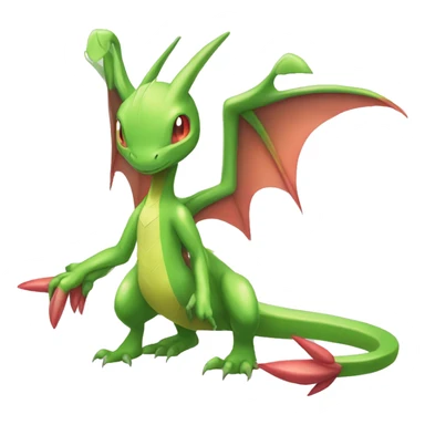 Full body shiny Flygon-Scyther-grovyle sticker