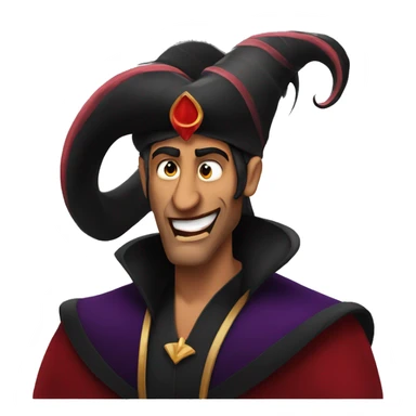 evil cruel Jafar sticker