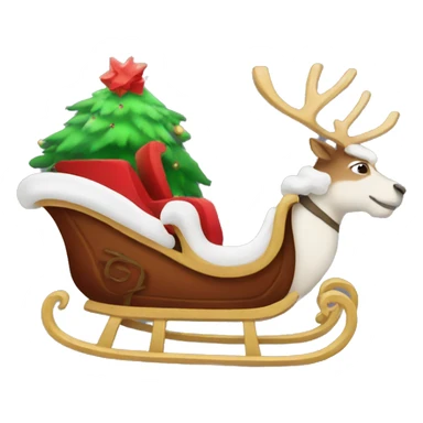sleigh sticker