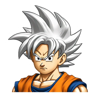 Goku de dragon Ball en super sayan sticker
