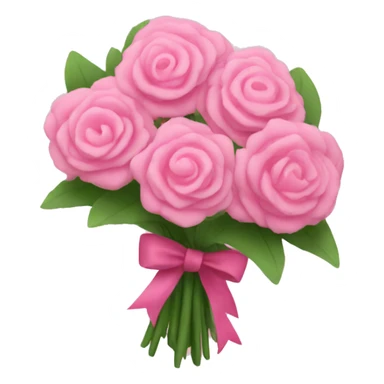 pink bouquet  sticker