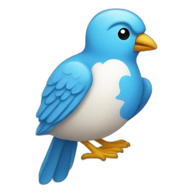 twitter bird sticker