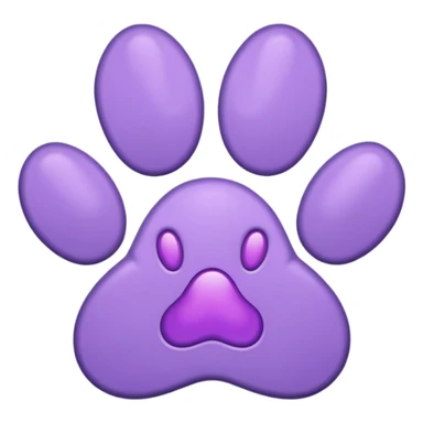 purple-cat-pawprint sticker