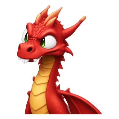 red dragon telling gg sticker