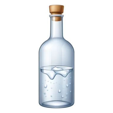 Vodka bottle  sticker
