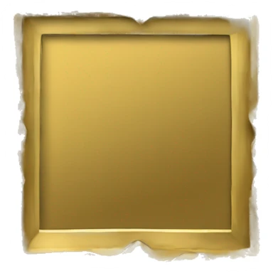 picture frame gold square with patterns sticker