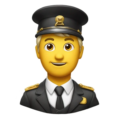 Klassisk gul emoji som er rundtosset med fugle flyver rundt i ring om hovedet  sticker