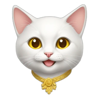 Ukrainian cat is happy sticker