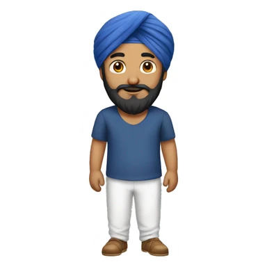 sikh man sticker
