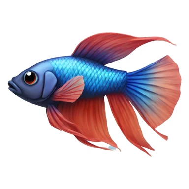 Beta fish  sticker