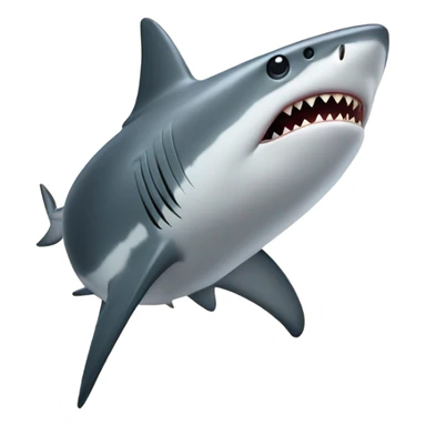 poker face shark with gold  sticker