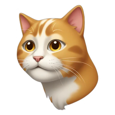 Swoosh cat sticker