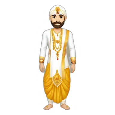 Benzema hindu attire sticker