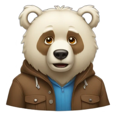 dropout bear sticker