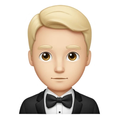 Gentleman bow tie emoji sticker
