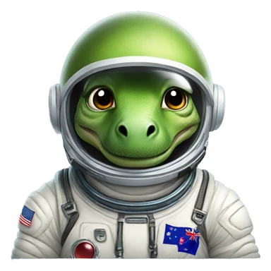 Dinosaur astronaut from korea sticker