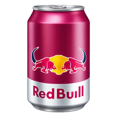Red bull can sticker