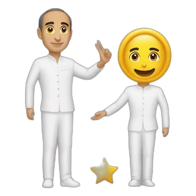 Zemmour qui fait un doigt d’honneur sticker