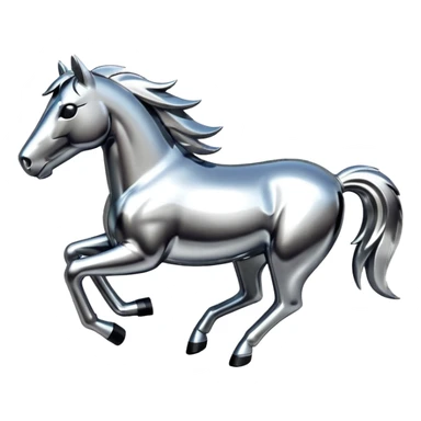 mustang logo sticker