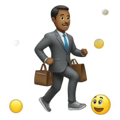 running for work sticker