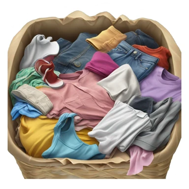 A girls room where the laundry has never been put away for five years sticker