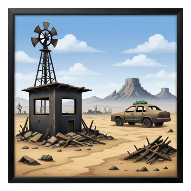 Fallout TV show sticker