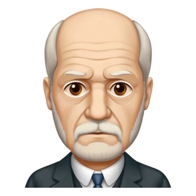 Sigmund Freud saying Δεν απαντώ sticker