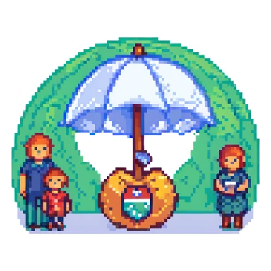 life insurance concept sticker